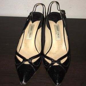 Jimmy Choo patent heels very gently used